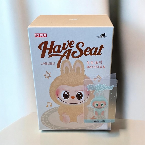 Pop Mart The Monsters Have A Seat Labubu Collectible Figure QuQu Blind Box - Picture 1 of 3